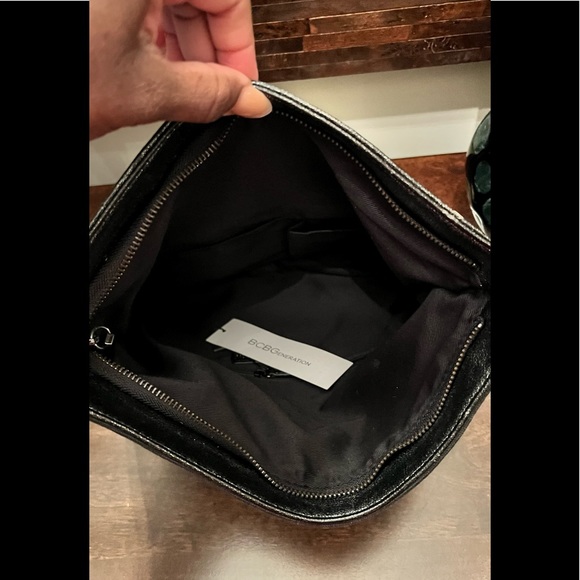 BCBGeneration Black/Silver Clutch - Picture 4 of 5